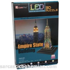 Empire State Building 3D Puzzle with LED 38 Pieces B003Q1HKGW